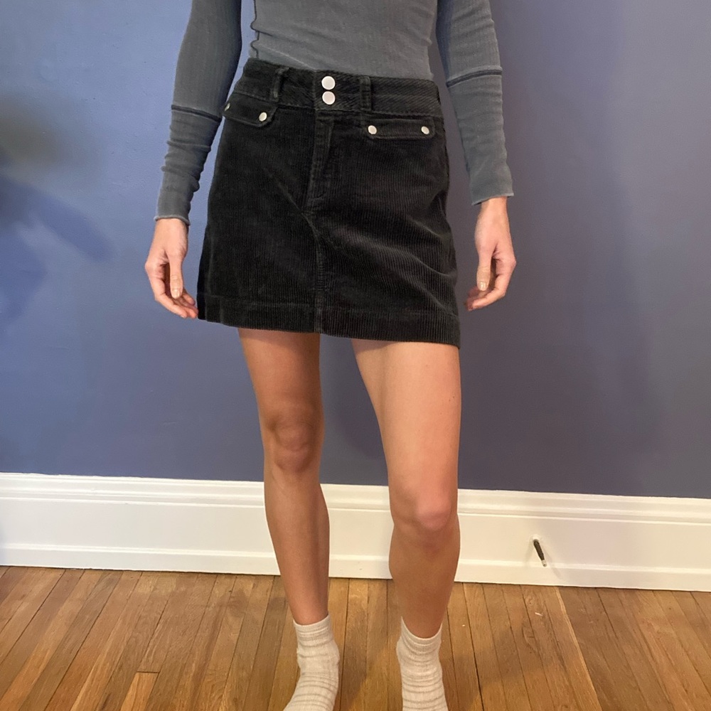 Abercrombie & Fitch 00 Corduroy Mini Skirt